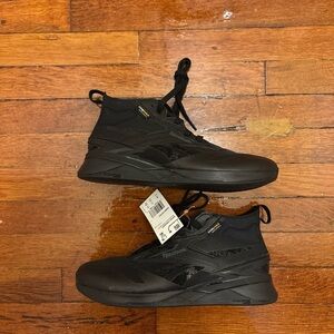 Men’s Reebok Nano x Unknwn Black High-Top Athletic Training Sneakers size 7